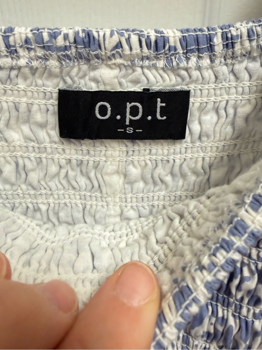O.P.T Blue Spotted Maxi Nap Dress - Picture 5 of 14